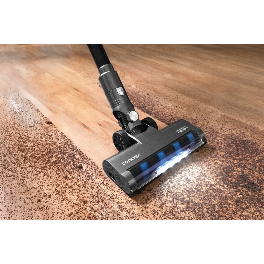 Aspirator vertical de mână 2 în 1 Concept VP6040 ICONIC ANIMAL TELESCOPE 200W/22,2V 2200 mAh albastru