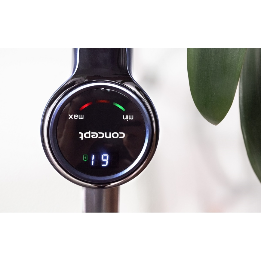 Aspirator vertical de mână 2 în 1 Concept VP6040 ICONIC ANIMAL TELESCOPE 200W/22,2V 2200 mAh albastru