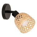 Atmosphera - Aplica spot de perete LIO 1xE14/25W/230V, bambus