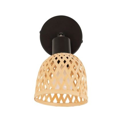 Atmosphera - Aplica spot de perete LIO 1xE14/25W/230V, bambus