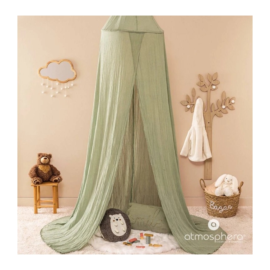 Atmosphera - CLOUD, oglindă de perete pentru copii, 40x36 cm, din lemn de cauciuc