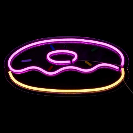 Atmosphera - Decorațiune de perete neon LED DONUT LED/5V