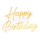 Atmosphera - Decorațiune neon LED de perete HAPPY BIRTHDAY LED/5V