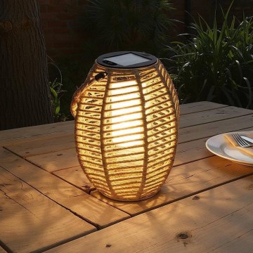 Atmosphera - Felinar solar cu LED GINA LED/1,2V 800 mAh IP44 iută