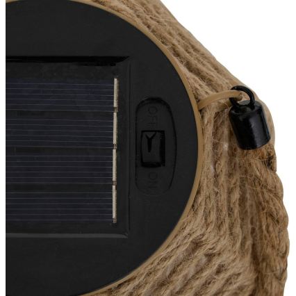 Atmosphera - Felinar solar cu LED GINA LED/1,2V 800 mAh IP44 iută