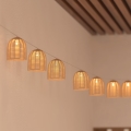 Atmosphera - Ghirlandă solară decorativă cu LED AIA 10xLED 3,35m IP44 alb cald 1500 mAh