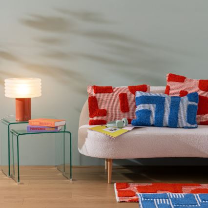 Atmosphera - Lampă de masă ASTI 1xE27/60W/230V cărămizie