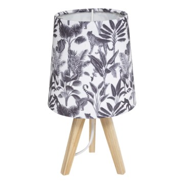 Atmosphera - Lampă de masă JUNGLE 1xE14/25W/230V din lemn de pin