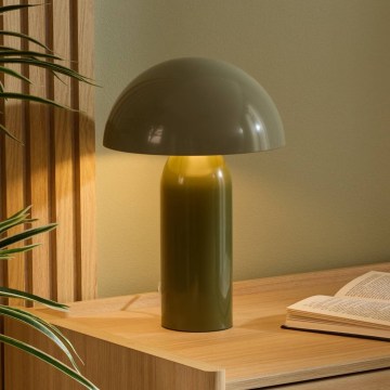 Atmosphera - Lampă de masă LITO 1xE14/6W/230V khaki