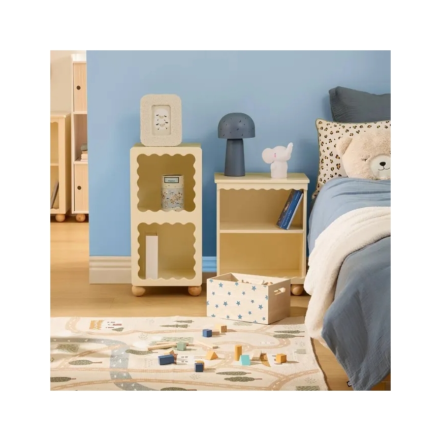 Atmosphera - Lampă de masă pentru copii STARRY MUSHROOM, 1xE14/25W/230V, albastră