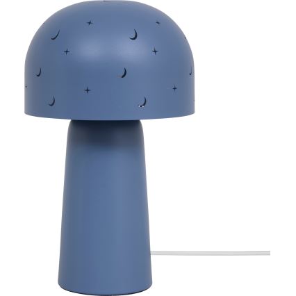 Atmosphera - Lampă de masă pentru copii STARRY MUSHROOM, 1xE14/25W/230V, albastră