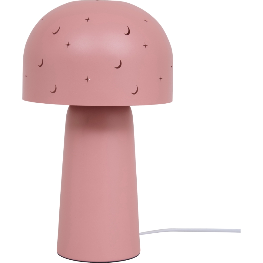 Atmosphera - Lampă de masă pentru copii STARRY MUSHROOM 1xE14/25W/230V, roz