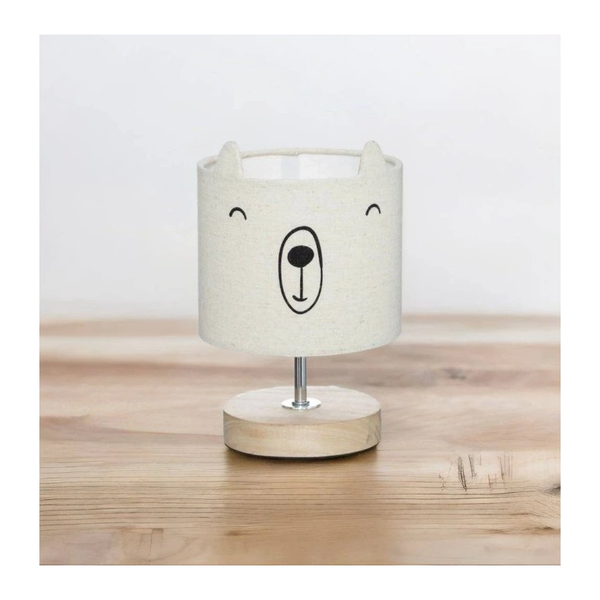 Atmosphera - Lampă de masă pentru copii TOXEY, 1xE14/25W/230V, model ursuleț