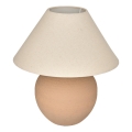 Atmosphera - Lampă de masă SEIYA 1xE27/60W/230V maro/bej