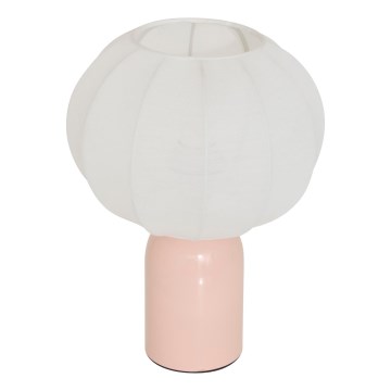 Atmosphera - Lampă de masă TOBIE 1xE27/60W/230V roz