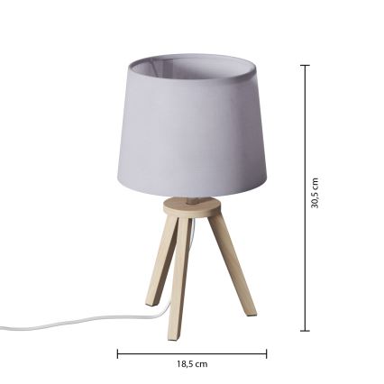 Atmosphera - Lampă de masă TRIPOD 1xE14/40W/230V pin/gri