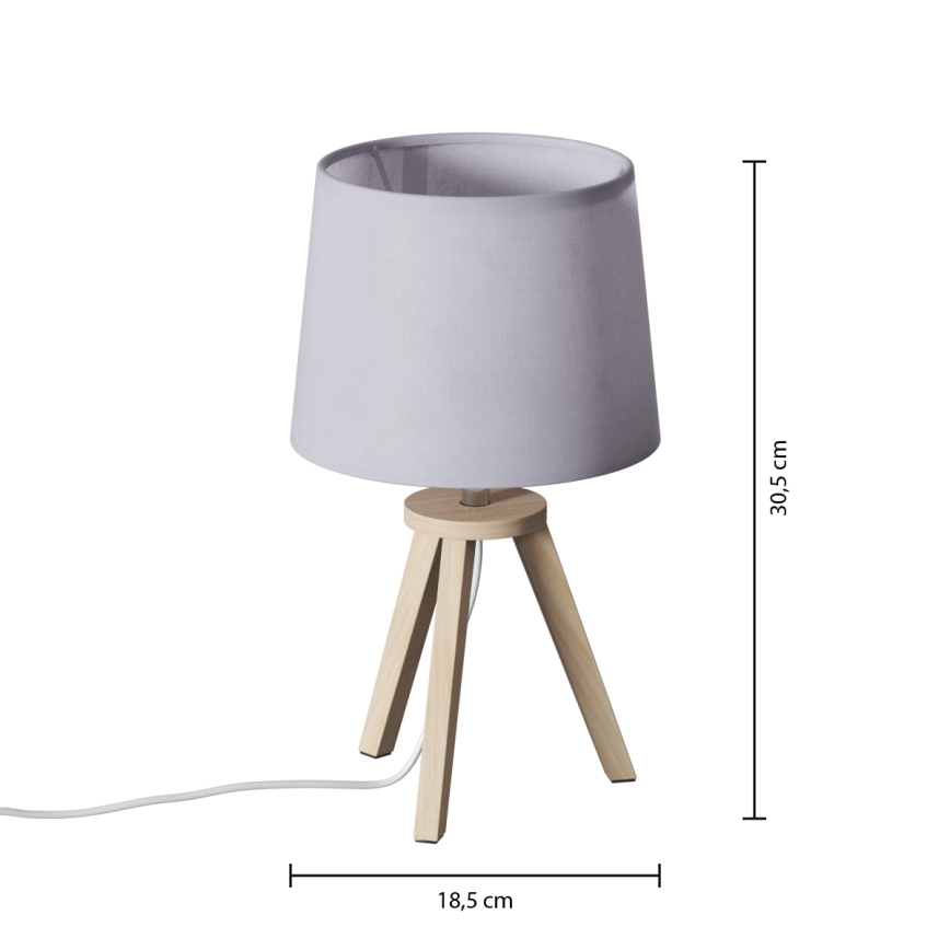 Atmosphera - Lampă de masă TRIPOD 1xE14/40W/230V pin/gri