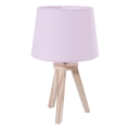 Atmosphera - Lampă de masă TRIPOD 1xE14/40W/230V pin/roz