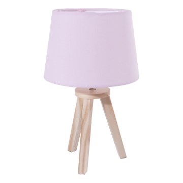Atmosphera - Lampă de masă TRIPOD 1xE14/40W/230V pin/roz
