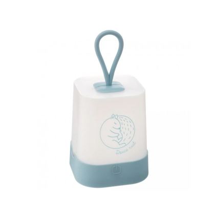 Atmosphera - Lampă de veghe LED reîncărcabilă, tactilă, pentru copii RABBIT LED/3,7V 1200 mAh, albastru