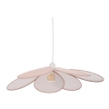 Atmosphera - Lustră suspendată cu cablu pentru copii PETAL 1xE27/40W/230V Ø 64 cm roz