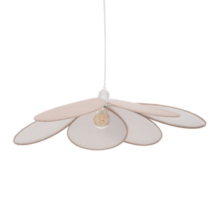 Atmosphera - Lustră suspendată cu cablu pentru copii PETAL 1xE27/40W/230V Ø 64 cm roz