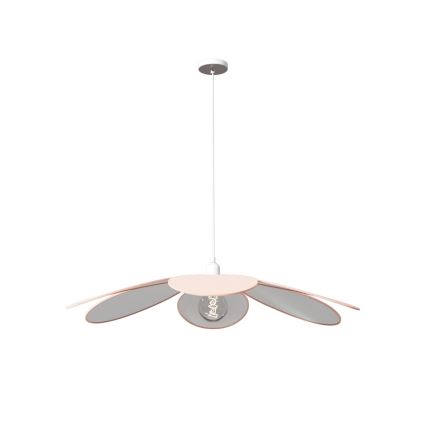 Atmosphera - Lustră suspendată cu cablu pentru copii PETAL 1xE27/40W/230V Ø 64 cm roz