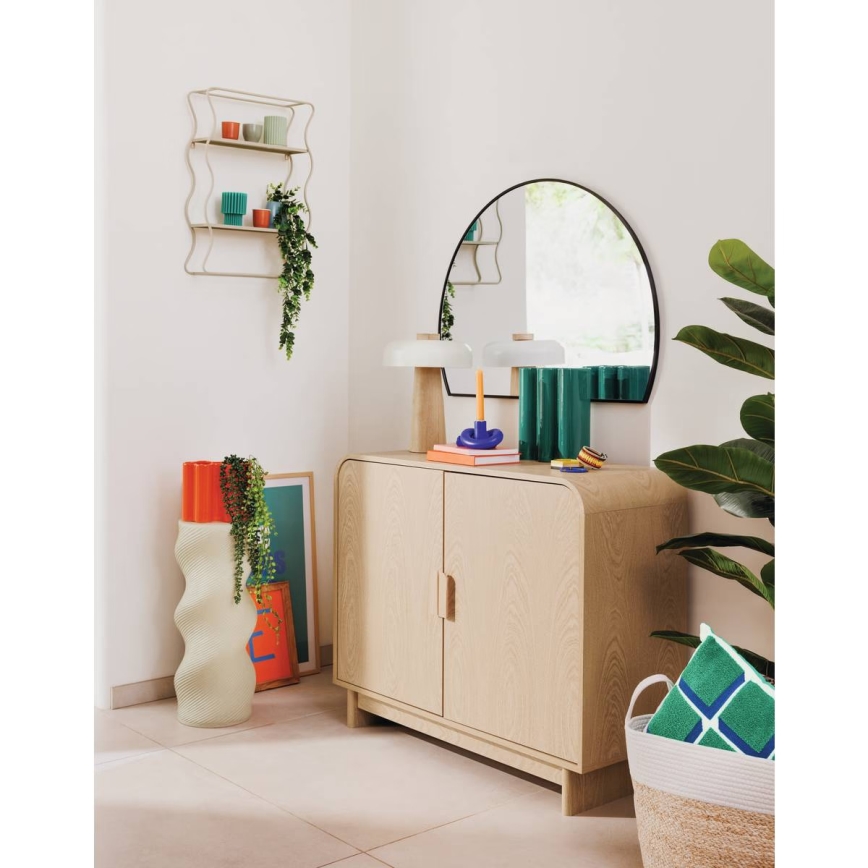 Atmosphera - Oglindă de perete ALICE 65x90 cm, neagră