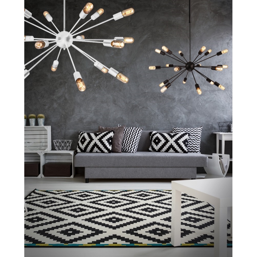 Azzardo AZ1657 - Lustră pe tijă ORBIT 18xE27/60W/230V