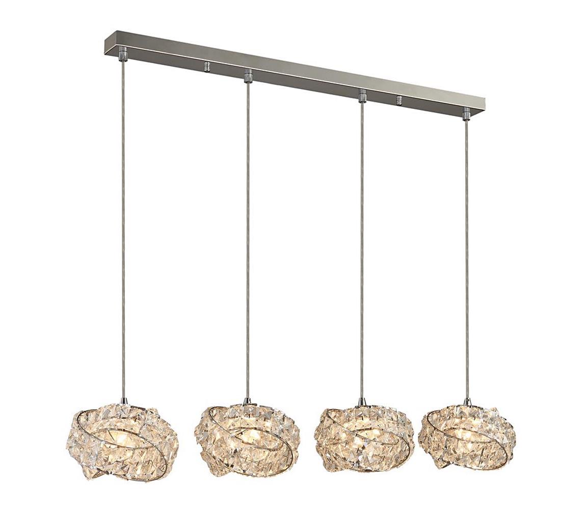 Azzardo AZ2105 - Lustră pe cablu de cristal BARI 4xG9/40W/230V