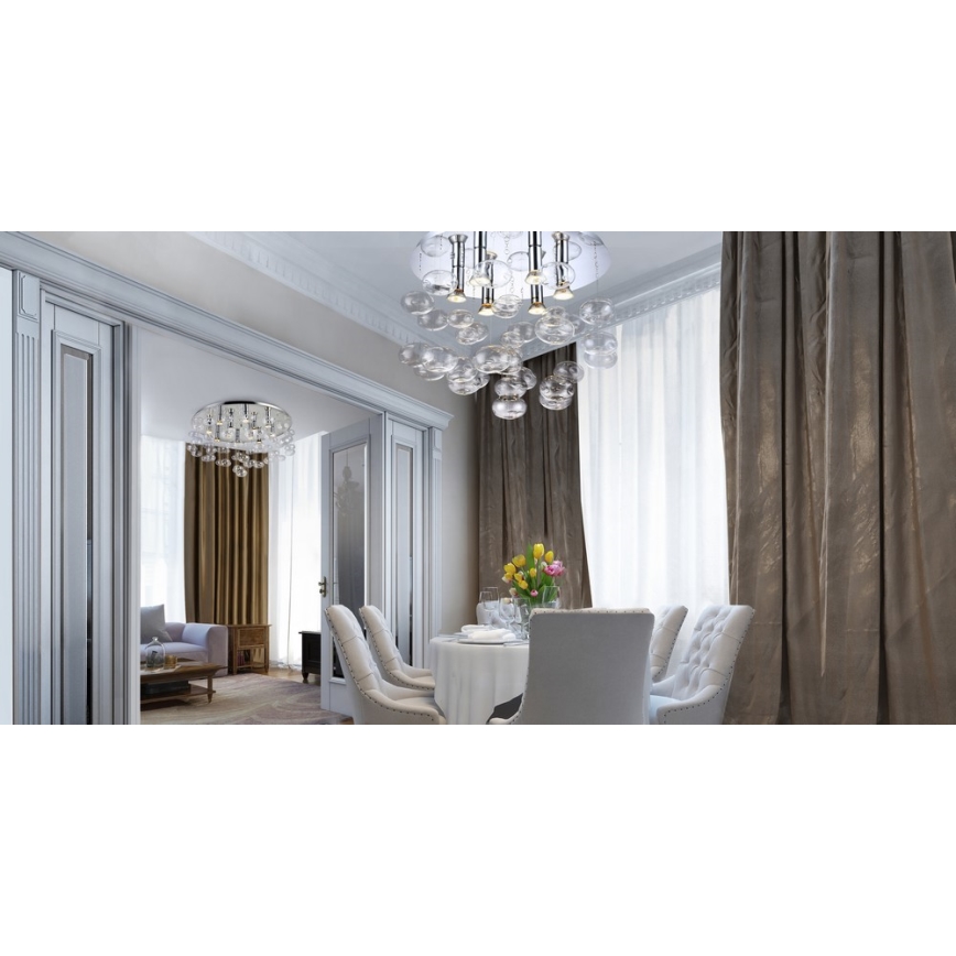 Azzardo AZ2572 - Plafonieră LUVIA 6xGU10/40W/230V