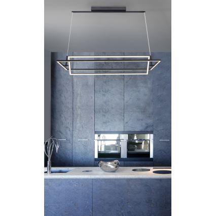 Azzardo AZ2849 - Candelabru LED reglabil pe cablu VIENA 2xLED/70W/230V