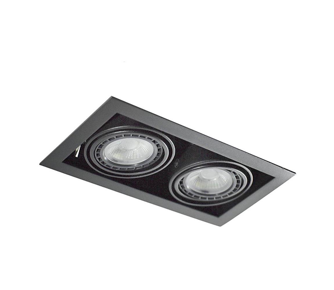 Azzardo AZ2875 - Lampă încastrată NOVA 2xGU10-ES111/50W/230V