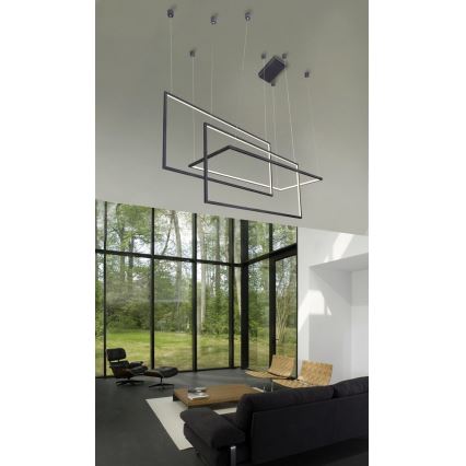 Azzardo AZ2914 - LED Lustră pe cablu dimmabilă METRIC 1xLED/135W/230V