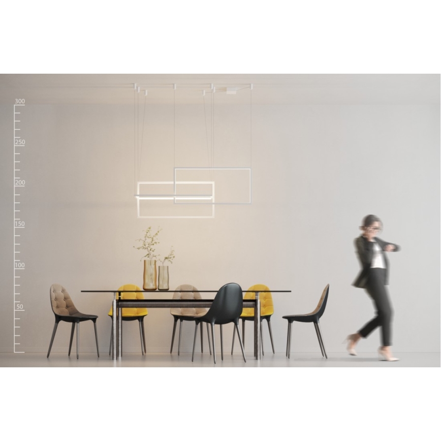Azzardo AZ2915 - Lustră LED dimmabilă suspendată pe cablu METRIC LED/135W/230V