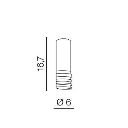 Azzardo AZ3125 - Plafonieră LOCUS 1xGU10/35W/230V