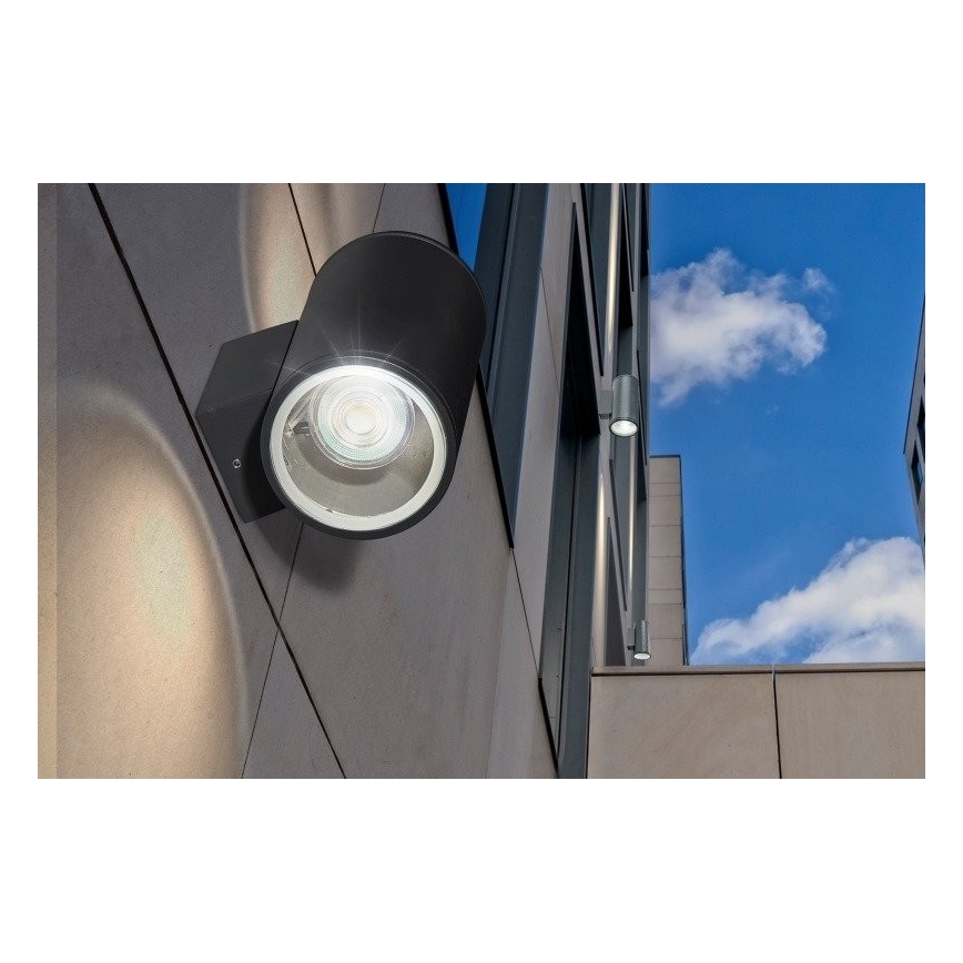 Azzardo AZ3319 - Aplică perete exterior JOE 2xGU10/35W/230V IP54