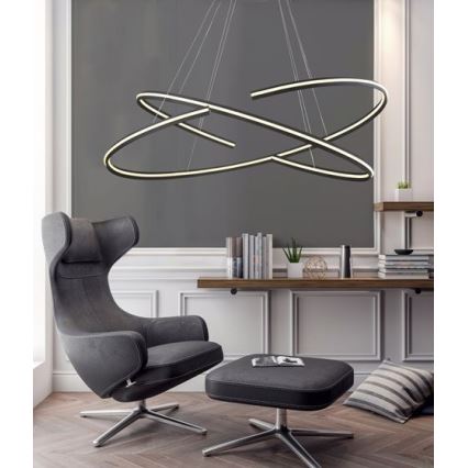 Azzardo AZ3356 - Lustră LED dimabilă pe cablu ALESSIA LED/100W/230V