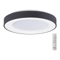Azzardo AZ4991 - Plafonier LED reglabil SANTANA LED/50W/230V negru + telecomandă