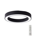 Azzardo AZ5032 - Plafonieră LED dimabilă MARCO LED/50W/230V negru + control la distanță