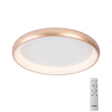 Azzardo AZ5073 - Plafonieră LED dimabilă ANTONIO LED/50W/230V auriu + control la distanță