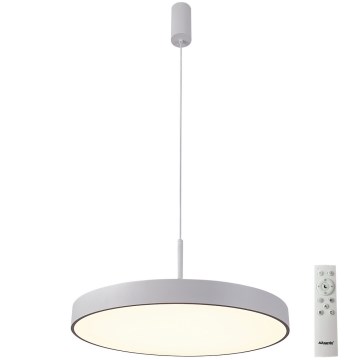 Azzardo AZ5090 - Lustră LED dimabilă pe cablu MARCELLO LED/60W/230V alb + control la distanță