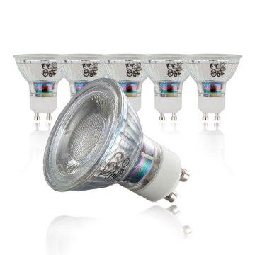 B.K.Licht - Set 10x bec LED GU10/5W/230V 3000K