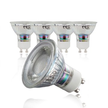 B.K.Licht - Set de 5 becuri LED GU10/5W/230V 3000K