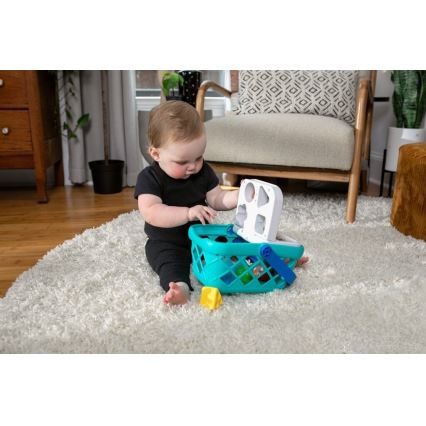Baby Einstein - Cărucior de cumpărături interactiv pentru copii MAGIC TOUCH HAPE 3xAAA