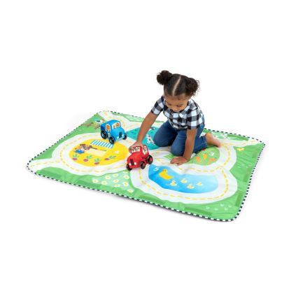Baby Einstein - Covoraș de joacă pentru copii BUSY BARNYARD 4xAA