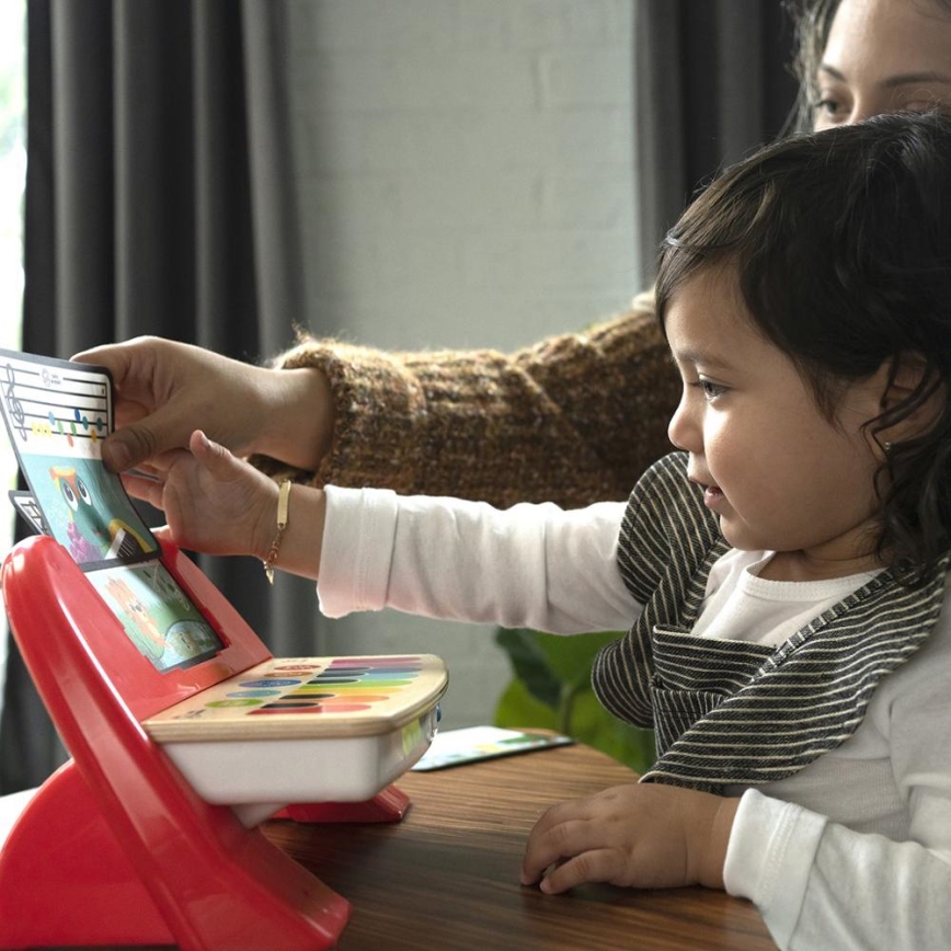 Baby Einstein - Jucărie muzicală din lemn MAGIC TOUCH, pian, 3xAA