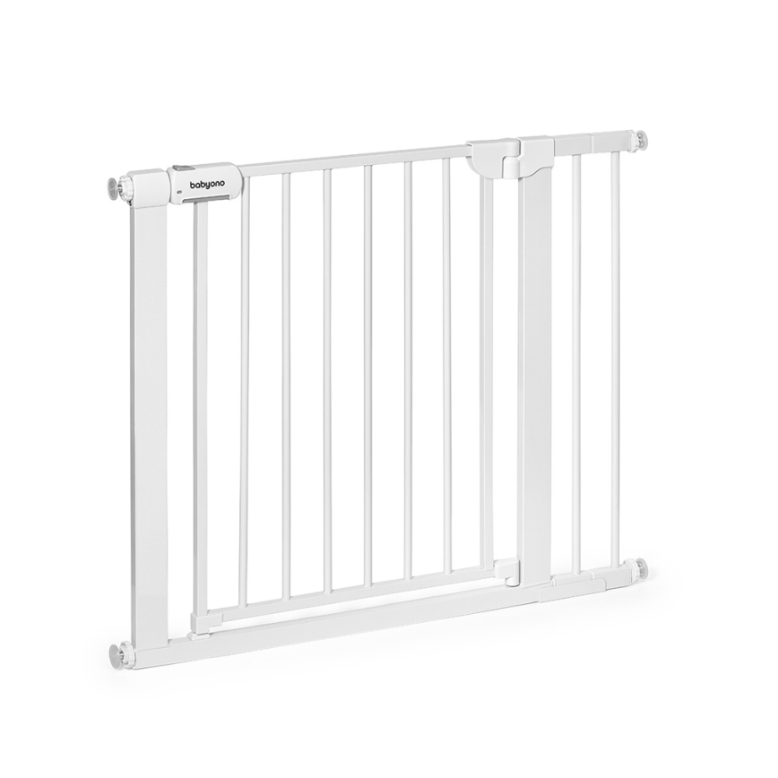 BabyOno - Poartă de siguranță 75-96 cm, albă