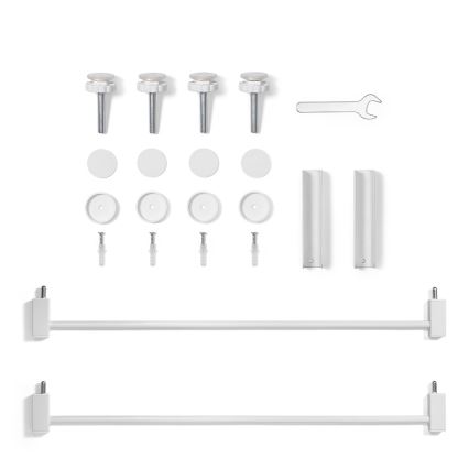 BabyOno - Poartă de siguranță 75-96 cm, albă