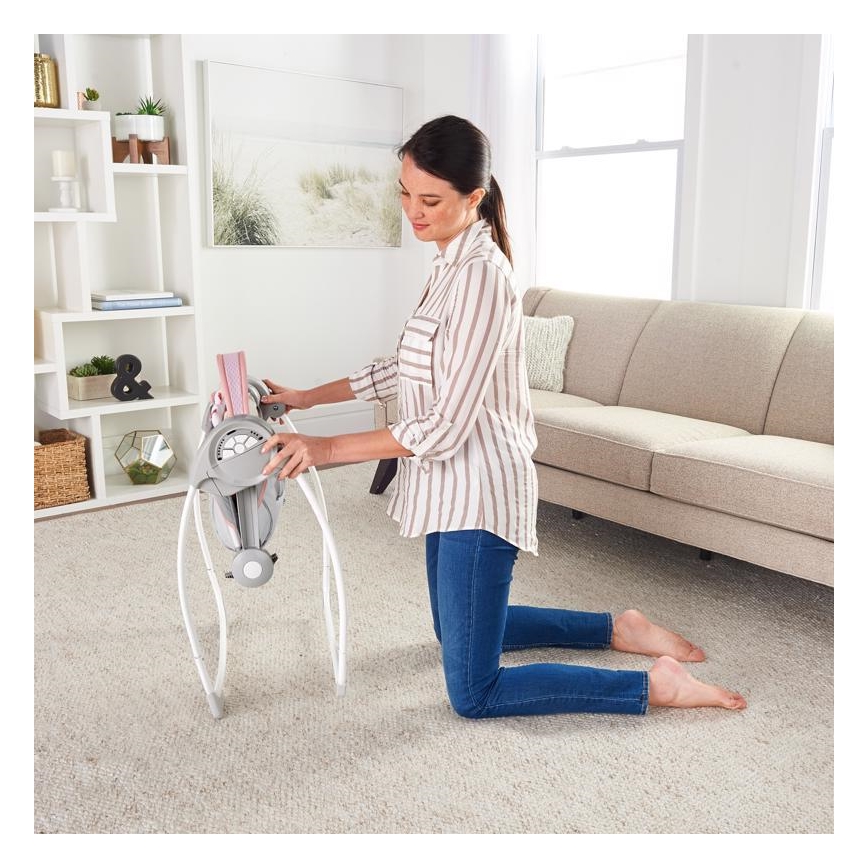 Balansoar cu sunete pentru bebeluși FLORA THE UNICORN Ingenuity